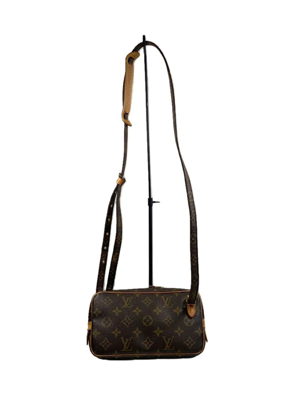 LOUIS VUITTON Pochette Marly Bandouliere Monogram Canvas Brown
